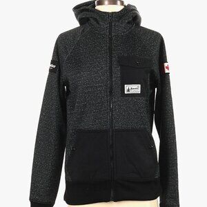 Awesome Roots Black Apres Ski Zip Up Hoodie - M